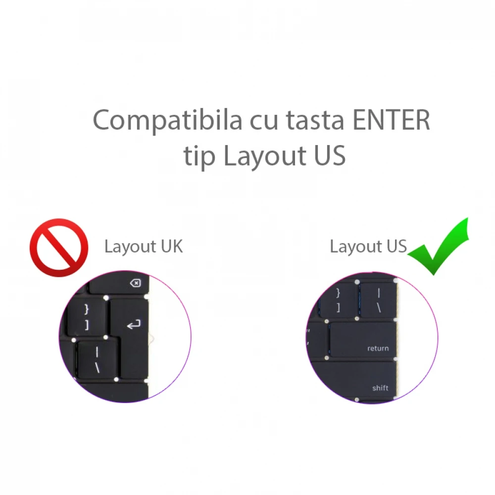 Tastatura pentru MacBook Air 13-inch A1466, A1369 (2010-2017) - Layout US
