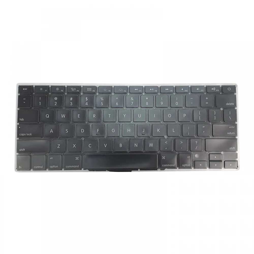 Folie de protectie pentru tastatura MacBook A1502, A1398, A1425, A1466, A1369, A1278, A1286, A1297, Transparenta, Layout US