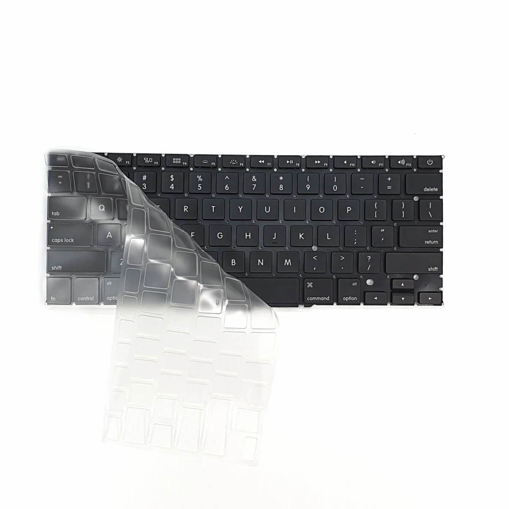 Folie de protectie pentru tastatura MacBook A1502, A1398, A1425, A1466, A1369, A1278, A1286, A1297, Transparenta, Layout US