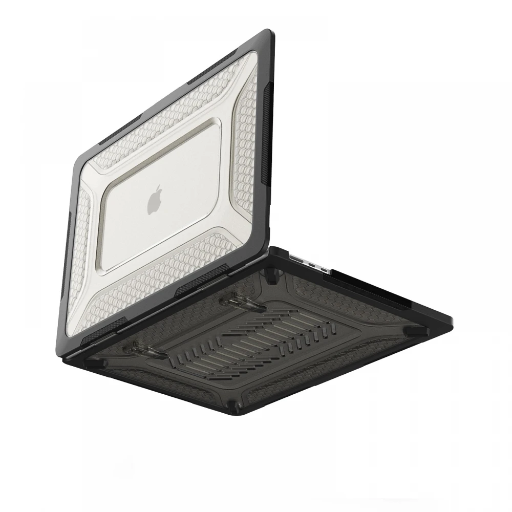 Carcasa de protectie pentru laptop Apple MacBook Air A1932, A2337 - Hard Shell Black