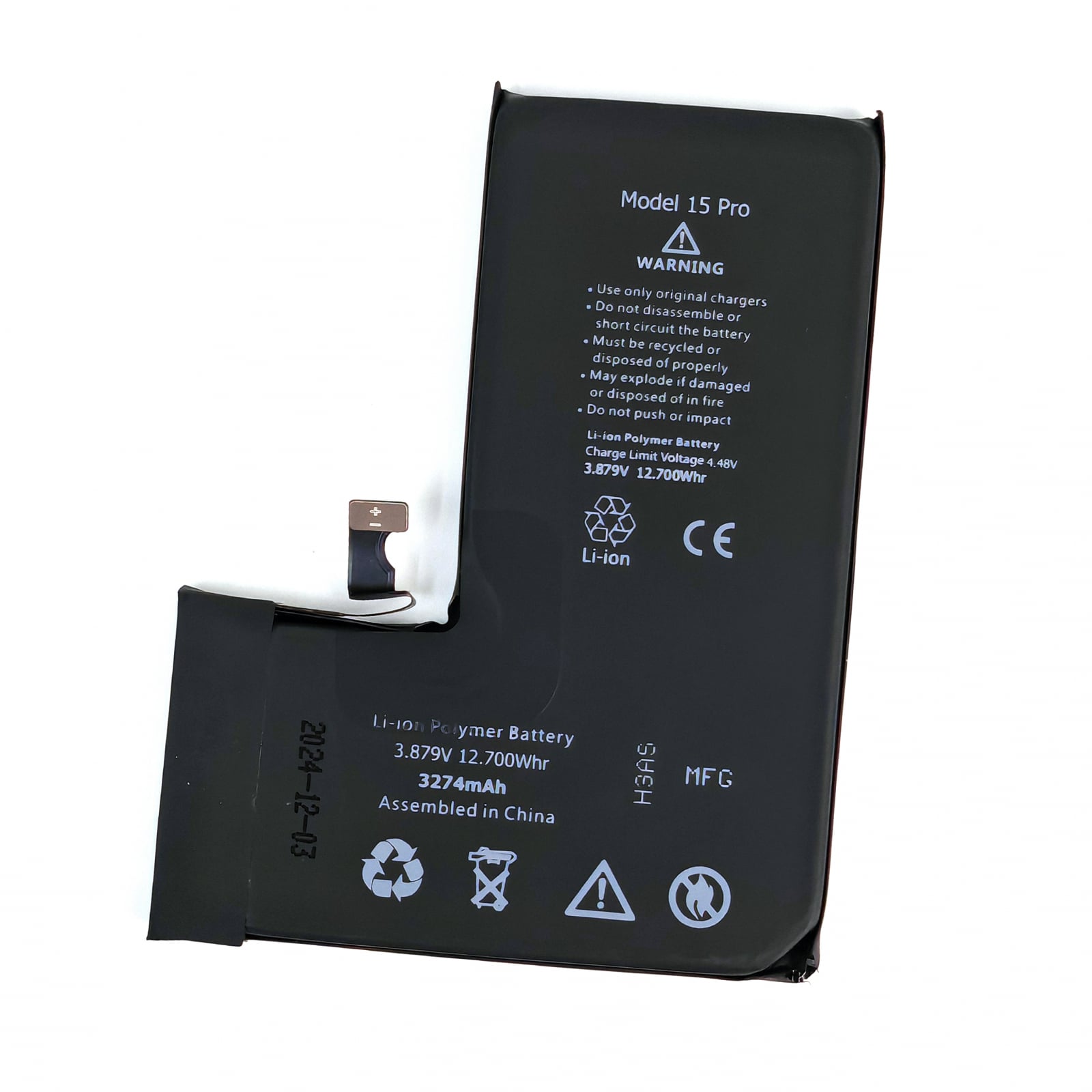 Baterie iPhone 15 Pro Premium Li-Polymer