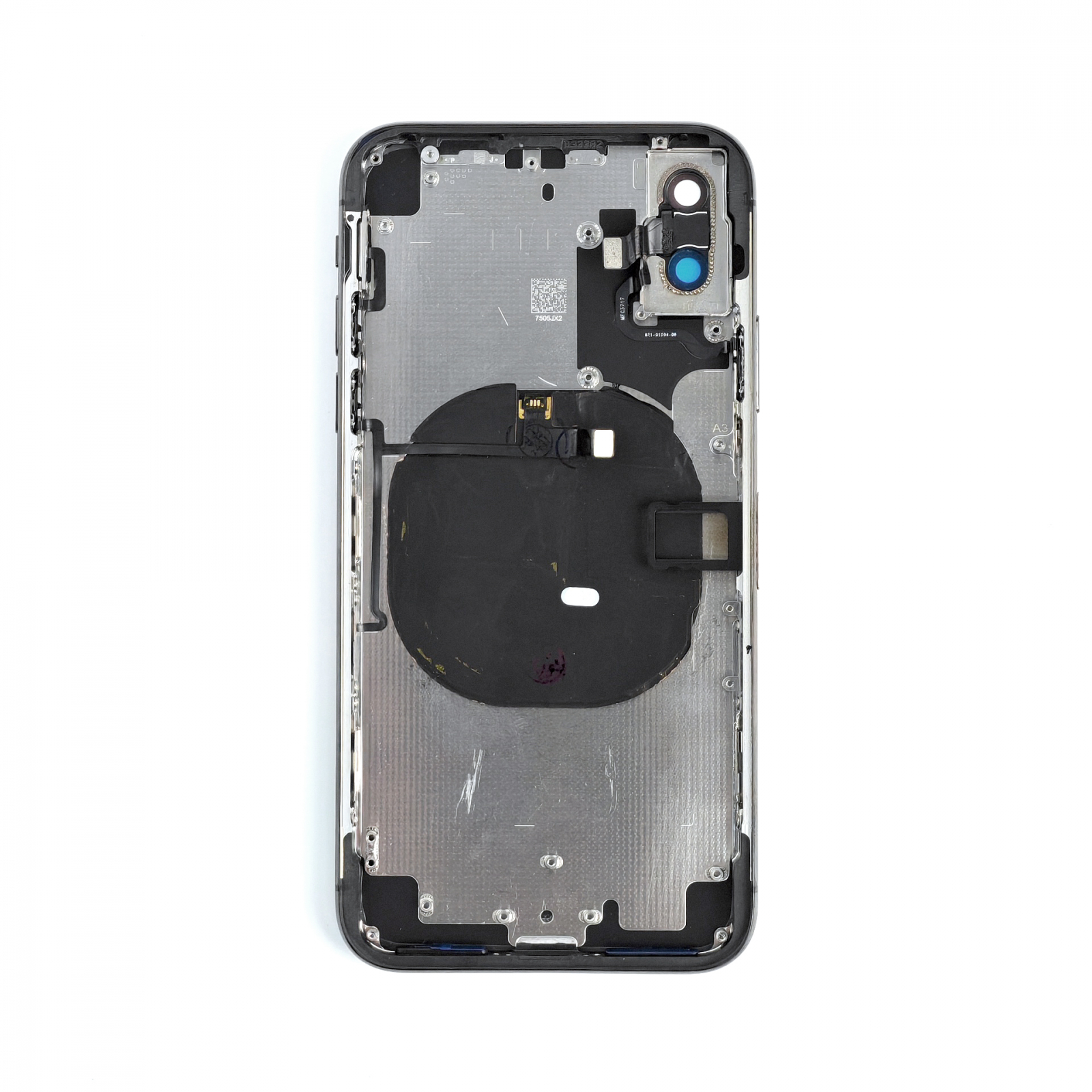 Carcasă completă cu Capac spate iPhone X, cu SIM Tray si flex, Reconditionat Top Quality, Black