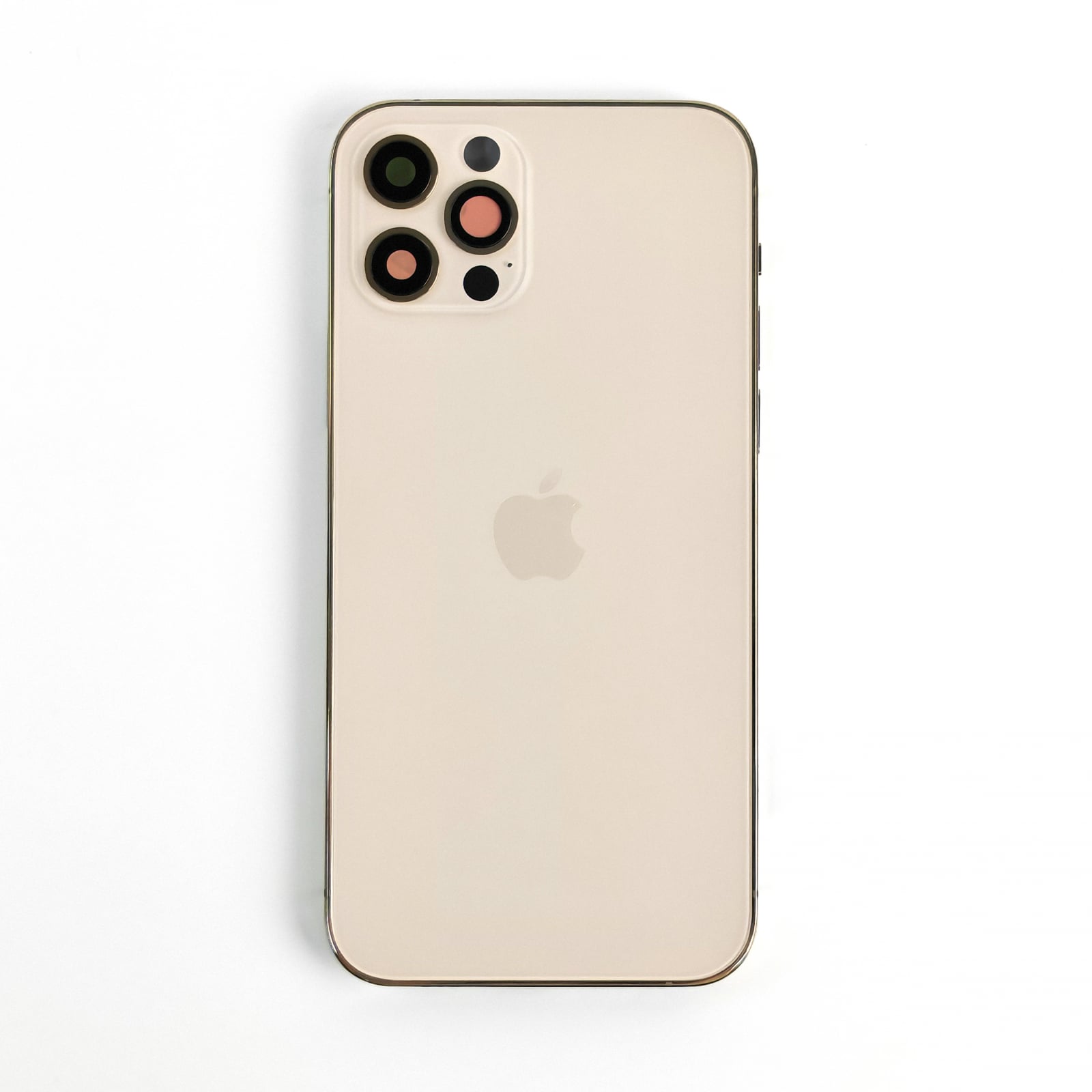 Carcasă completă cu Capac spate iPhone 12 Pro, Gold, Reconditionat, Top Quality