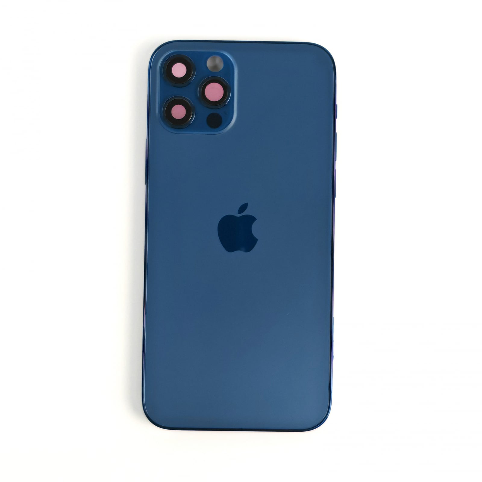 Carcasa completa cu Capac spate iPhone 12 Pro, cu SIM Tray si flex, Reconditionat Top Quality, Blue