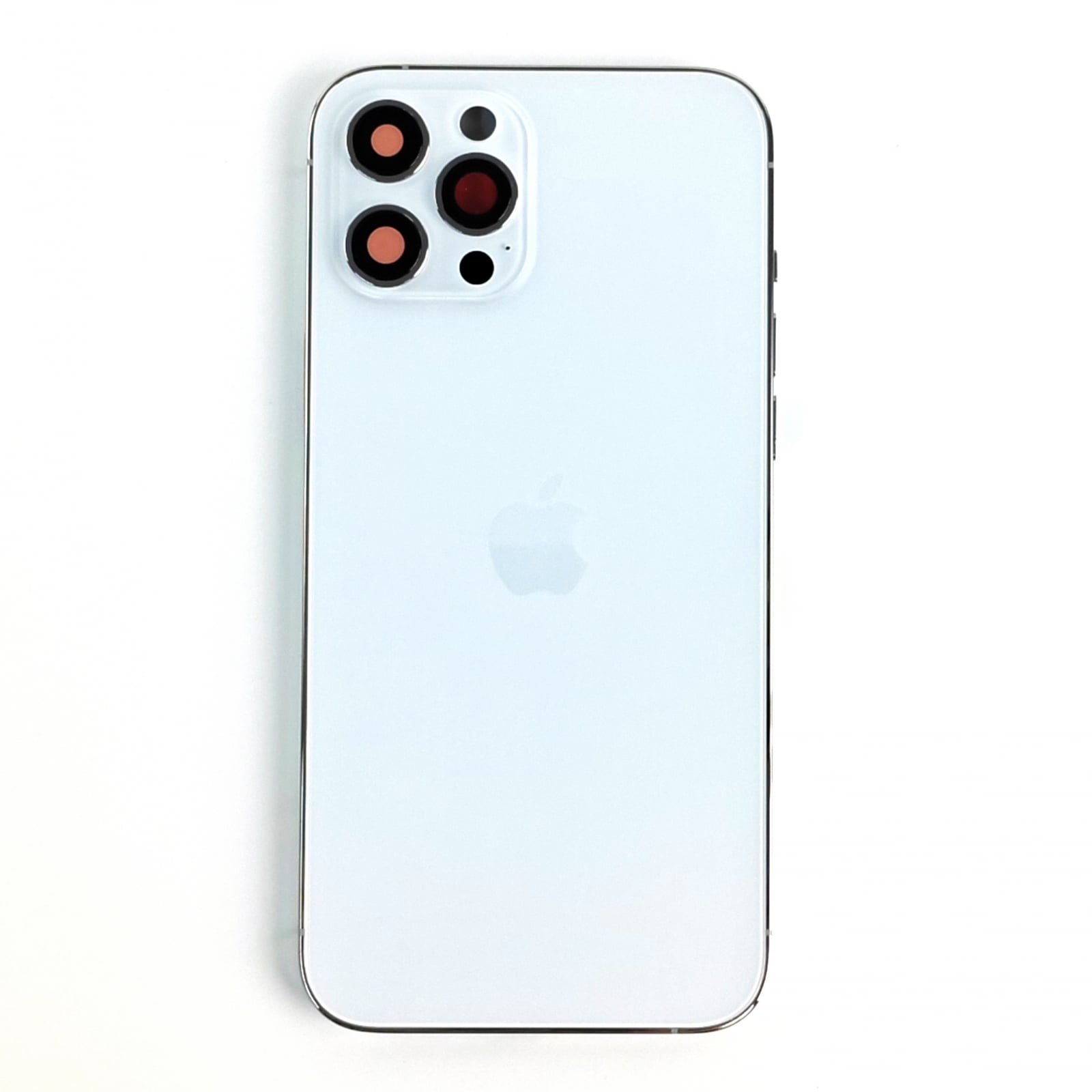 Carcasa completa cu Capac spate iPhone 12 Pro Max, cu SIM Tray si flex, Reconditionat Top Quality, Silver