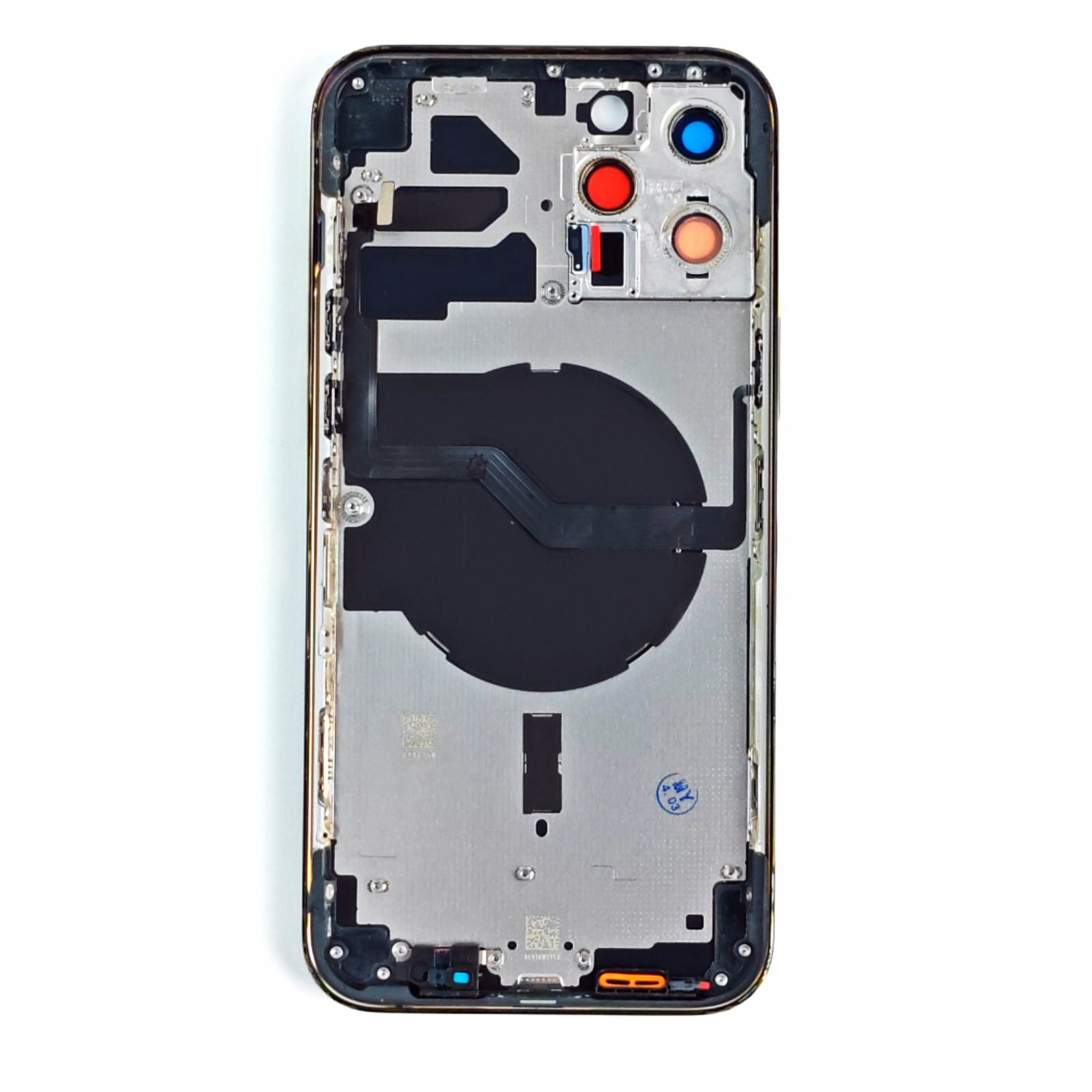 Carcasă completă cu Capac spate iPhone 12 Pro Max, Pacific Blue, Reconditionat, Top Quality