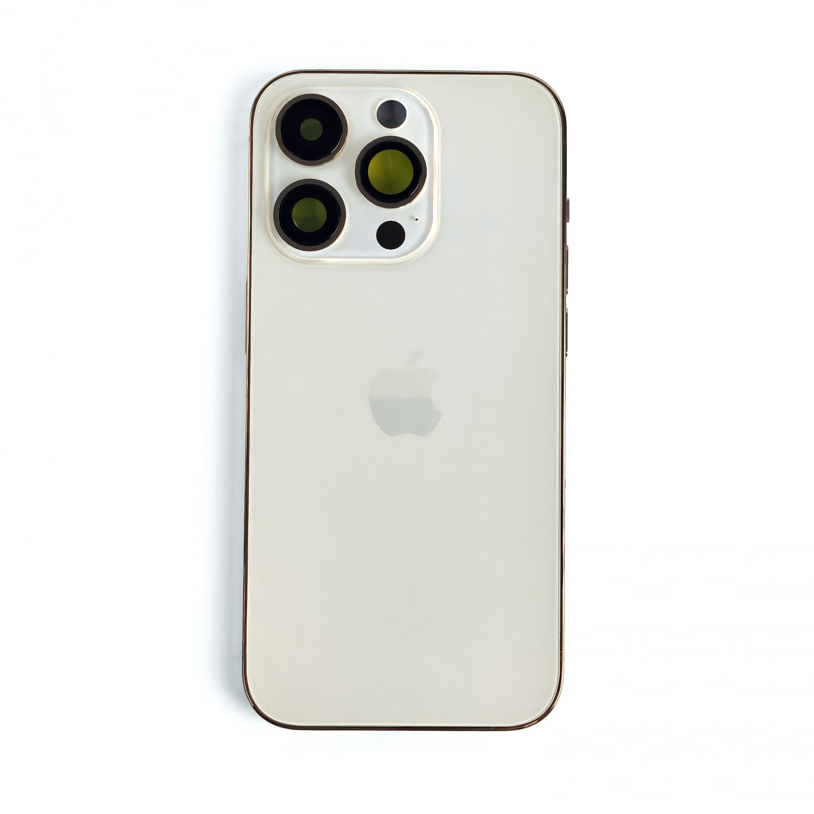 Carcasă completă cu Capac spate iPhone 14 Pro, cu SIM Tray si flex, Reconditionat Top Quality, Gold
