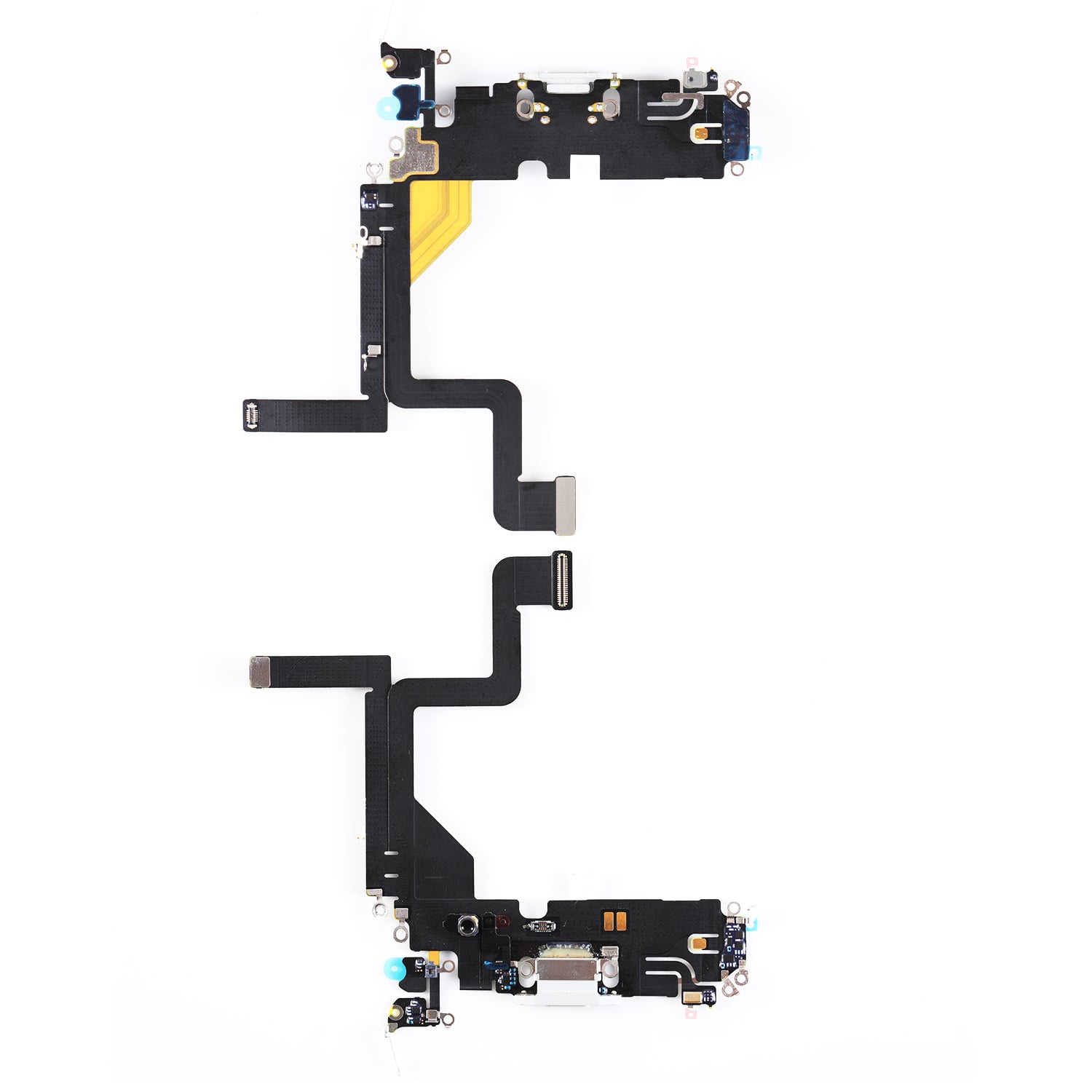 Charging Flex cu port Lightning (audio dock connector) iPhone 14 Pro, OEM, Negru