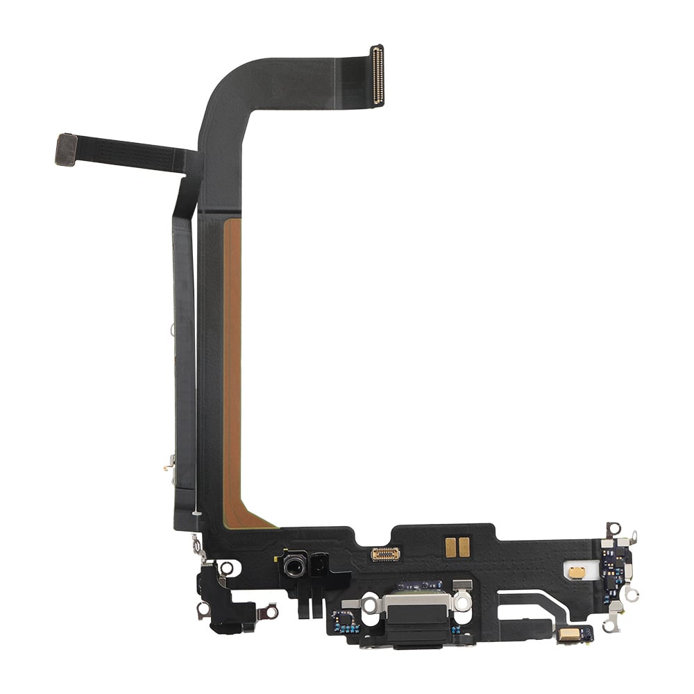 Charging Flex cu port Lightning (Audio Dock Connector) iPhone 13 Pro Max, OEM, Negru