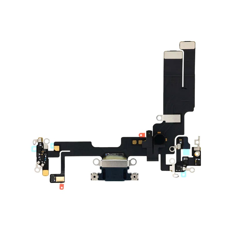 Charging Flex cu conector Lightning și microfon iPhone 14, Original, Pulled, Grad A