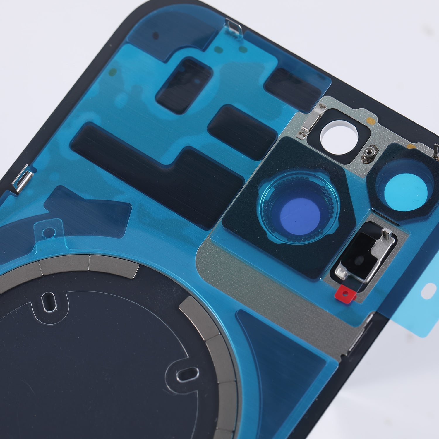 Capac spate sticla iPhone 14 cu magnet, fara NFC, Midnight