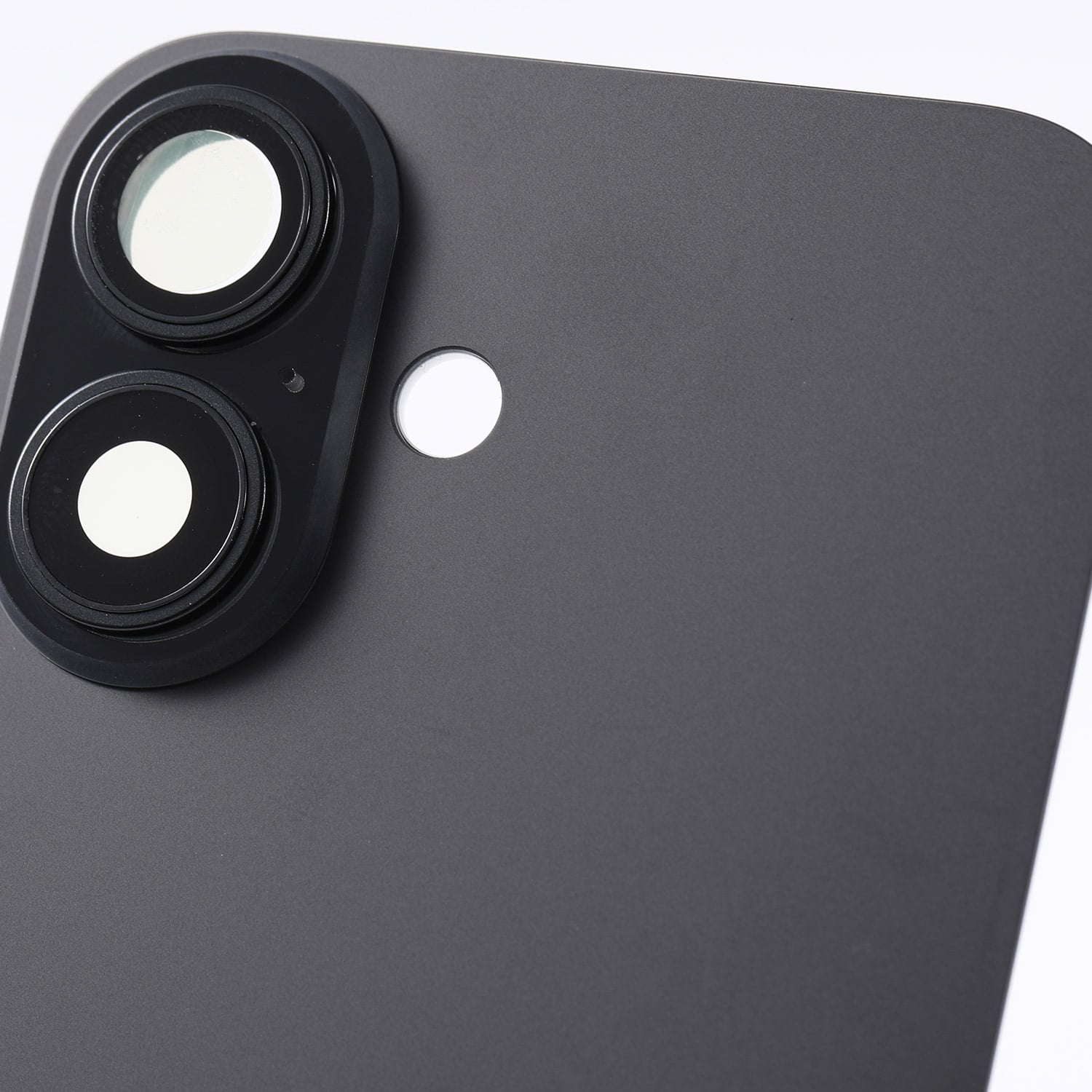 Capac spate sticla iPhone 16 cu magnet, fara NFC, culoare Black
