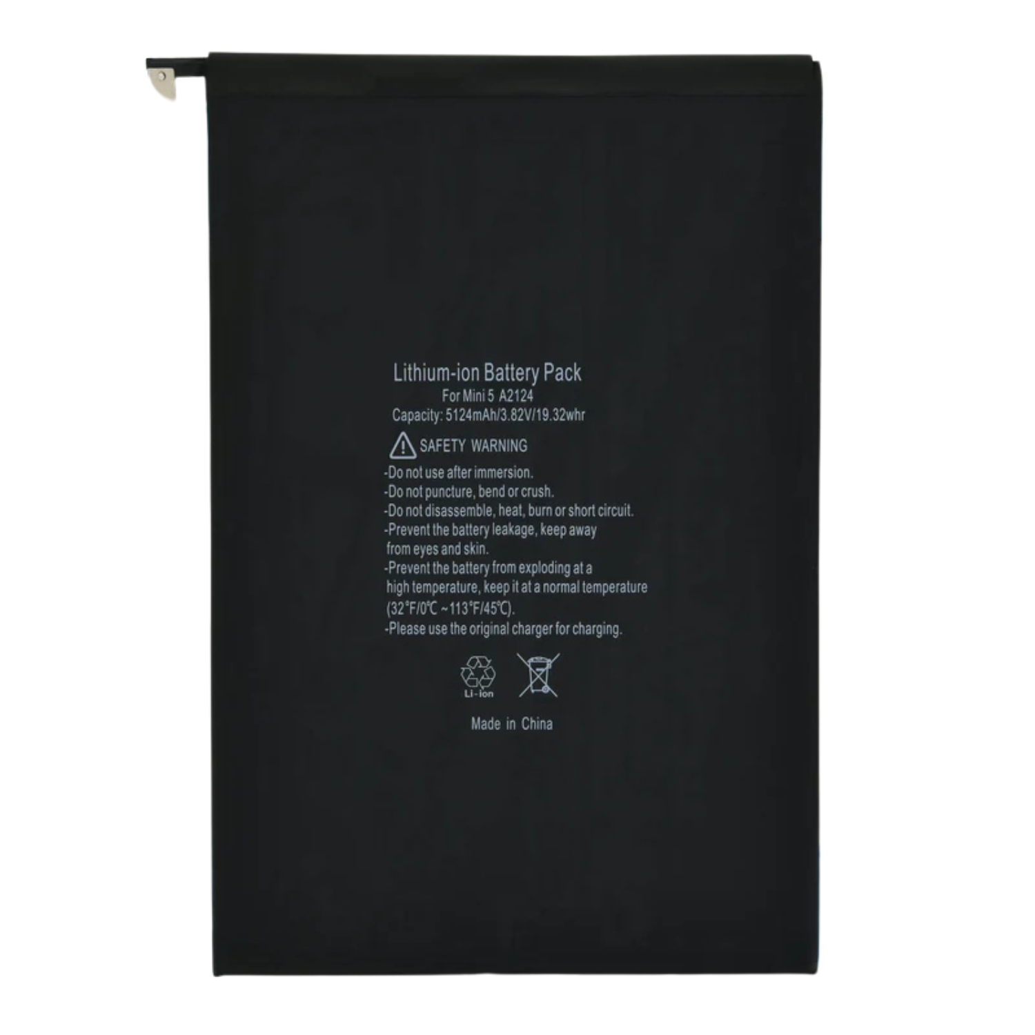 Baterie pentru iPad iPad Mini 5 (Model A2114, 5124 mAh)