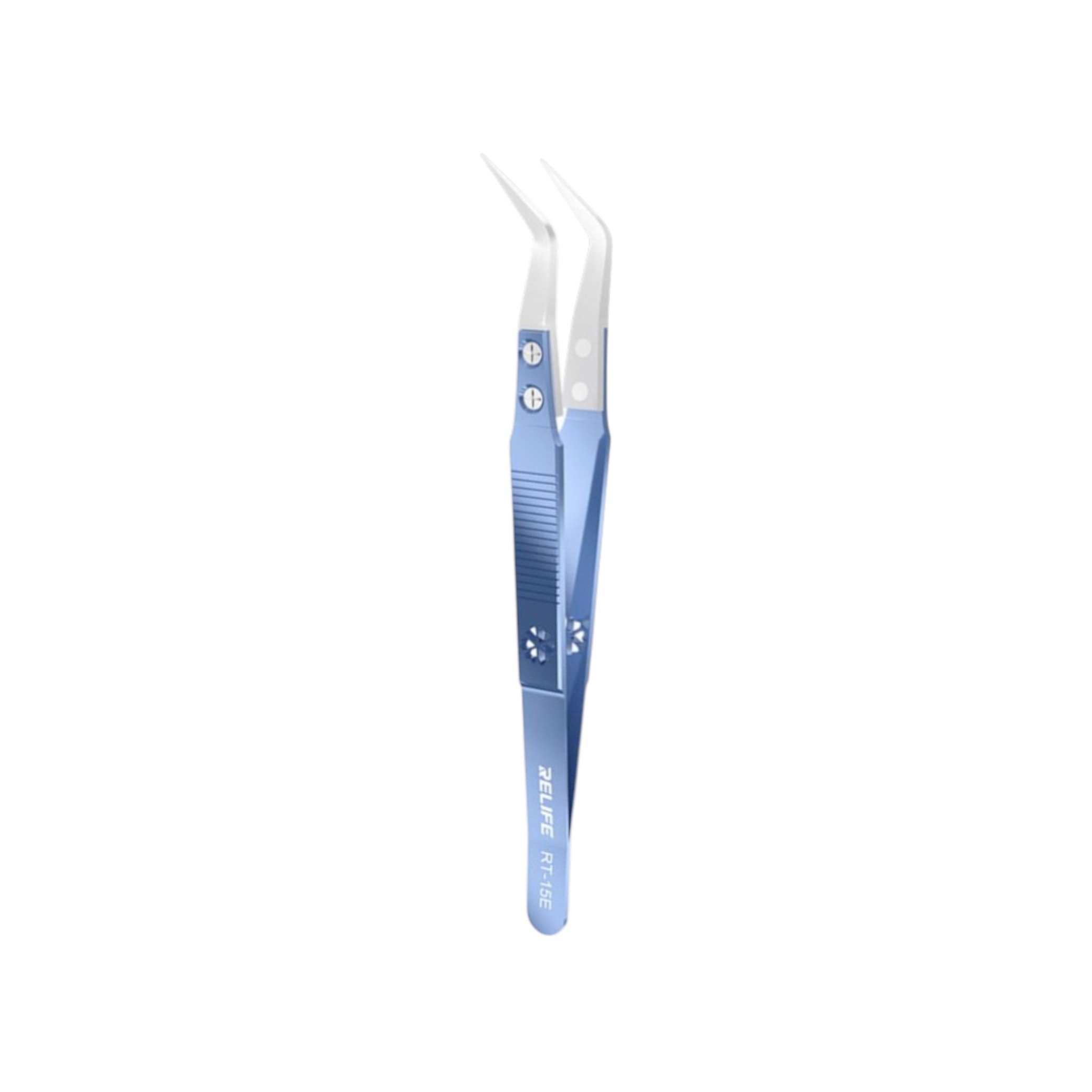 Penseta curbata de precizie cu varf ceramic RT-15E