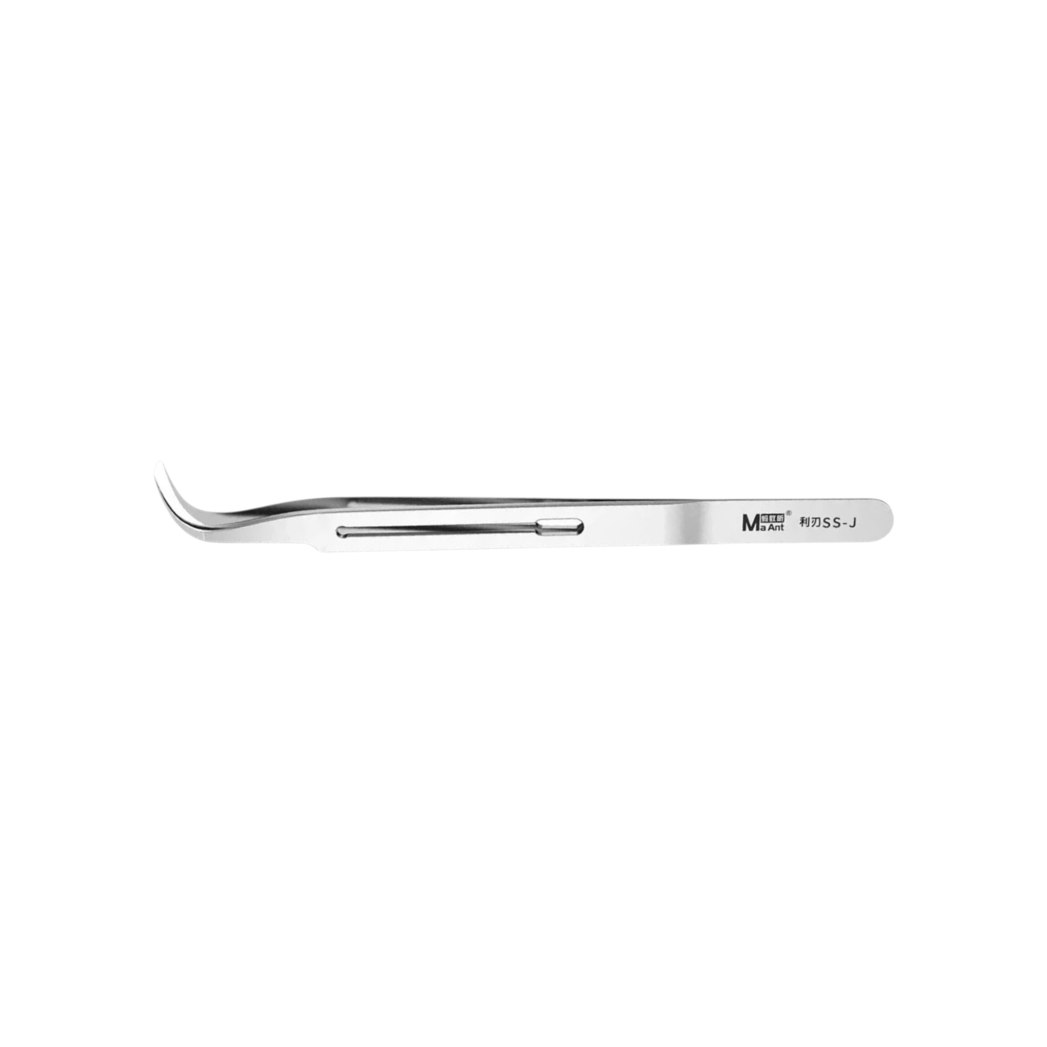 Pensetă curbată din oțel inoxidabil MAANT SS-J