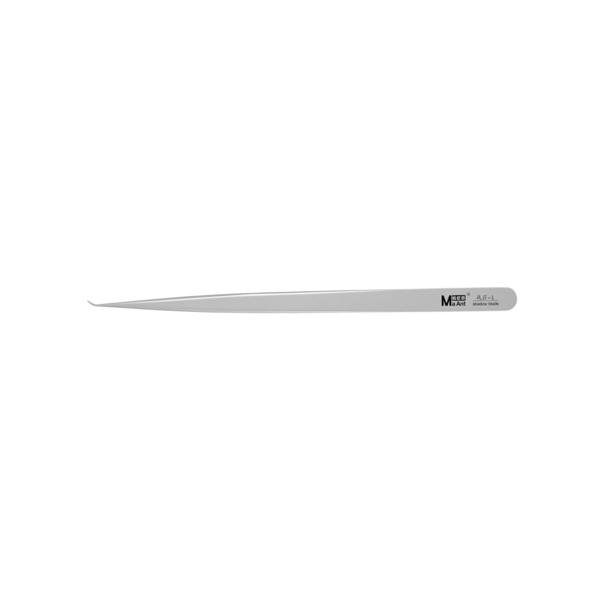 Cleste de precizie curbat MAANT Battle Blade-L antistatic din otel inoxidabil