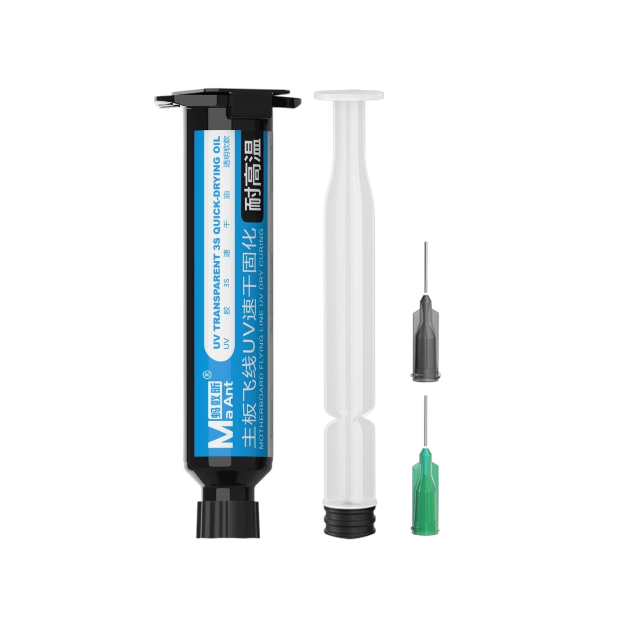 Adeziv UV transparent cu uscare ultra-rapidă MAANT F008B 20g