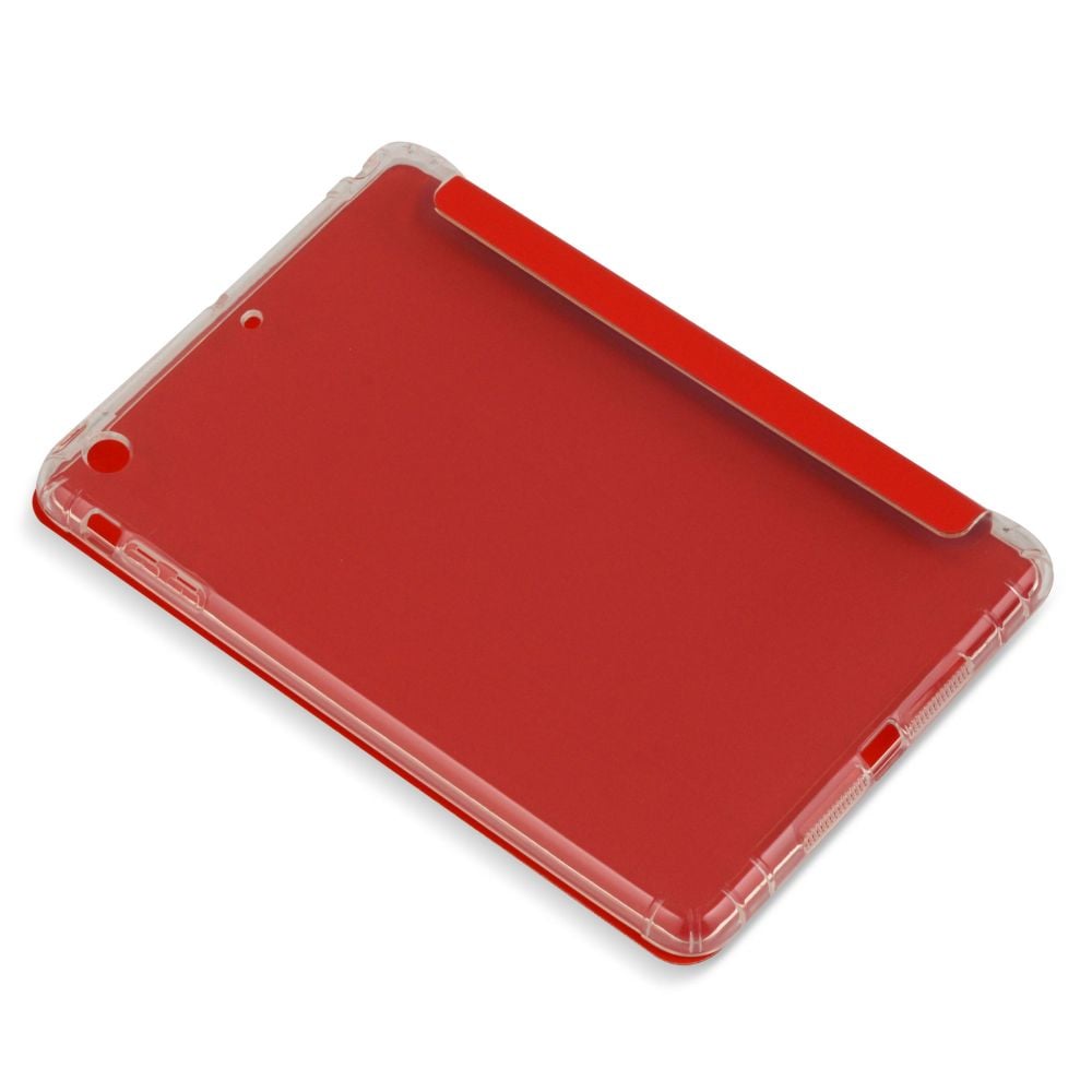 Husa Magnetica cu spate transparent, colturi intarite pentru iPad Mini 1, 2, 3 7.9 Inch - Rosu