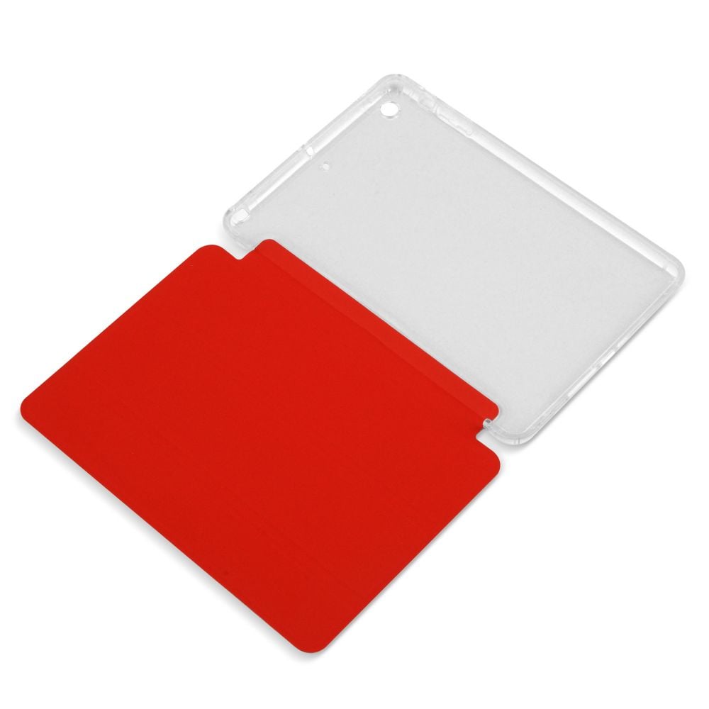 Husa Magnetica cu spate transparent, colturi intarite pentru iPad Mini 1, 2, 3 7.9 Inch - Rosu