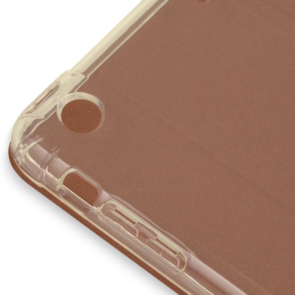 Husa Magnetica cu spate transparent, colturi intarite pentru iPad Mini 1, 2, 3 7.9 Inch - Rose Gold