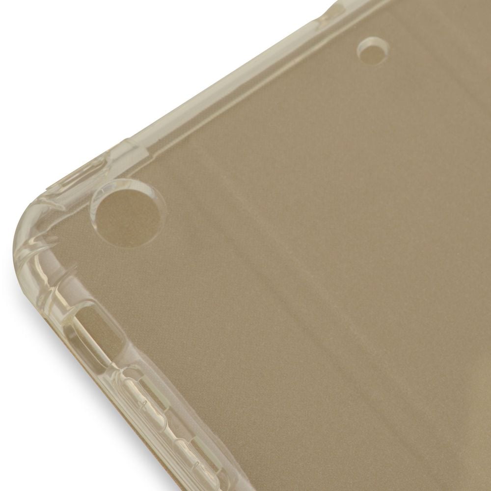 Husa Magnetica cu spate transparent, colturi intarite pentru iPad Mini 1, 2, 3 7.9 Inch - Auriu