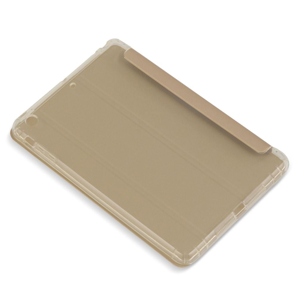 Husa Magnetica cu spate transparent, colturi intarite pentru iPad Mini 1, 2, 3 7.9 Inch - Auriu