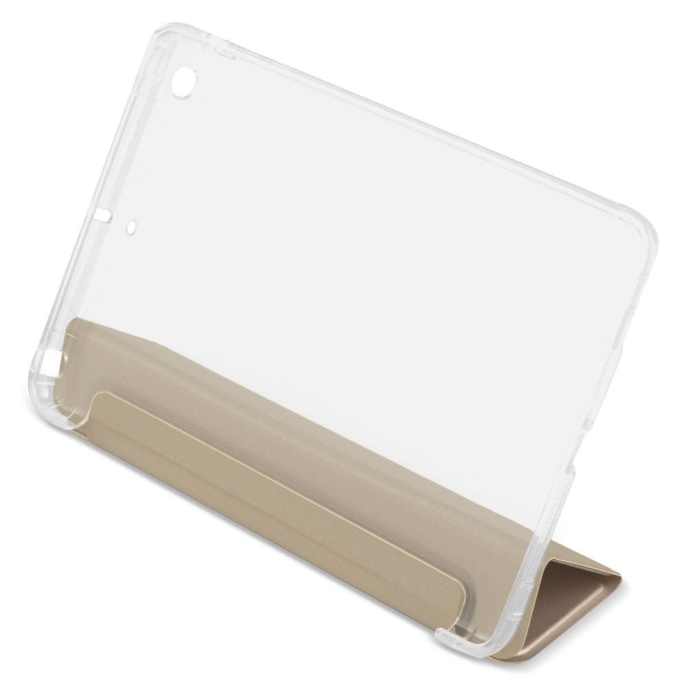 Husa Magnetica cu spate transparent, colturi intarite pentru iPad Mini 1, 2, 3 7.9 Inch - Auriu