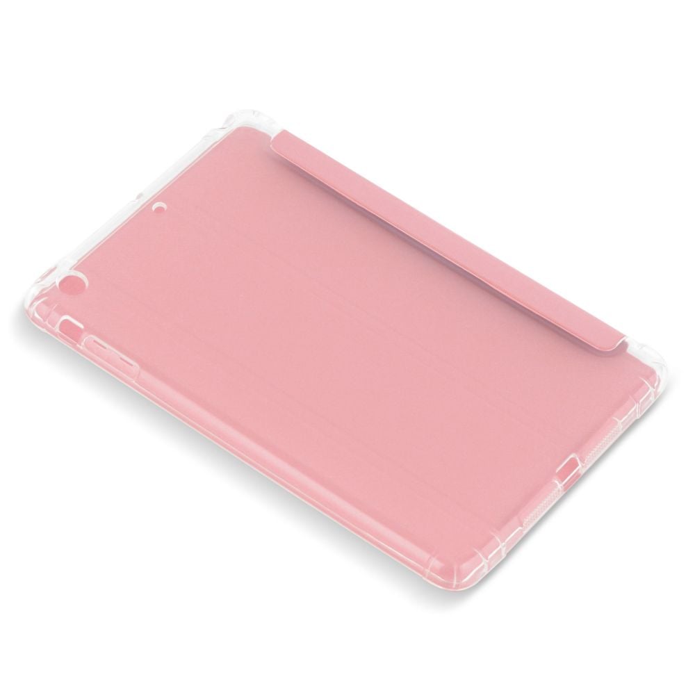 Husa Magnetica cu spate transparent, colturi intarite pentru iPad Mini 1, 2, 3 7.9 Inch - Roz