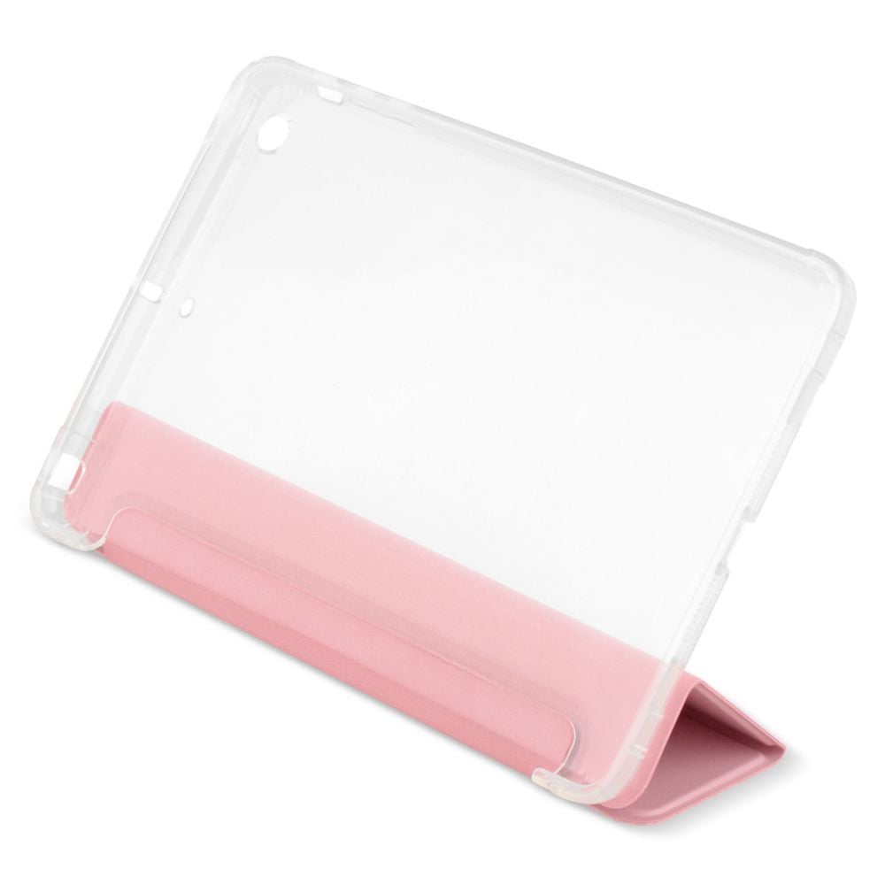 Husa Magnetica cu spate transparent, colturi intarite pentru iPad Mini 1, 2, 3 7.9 Inch - Roz