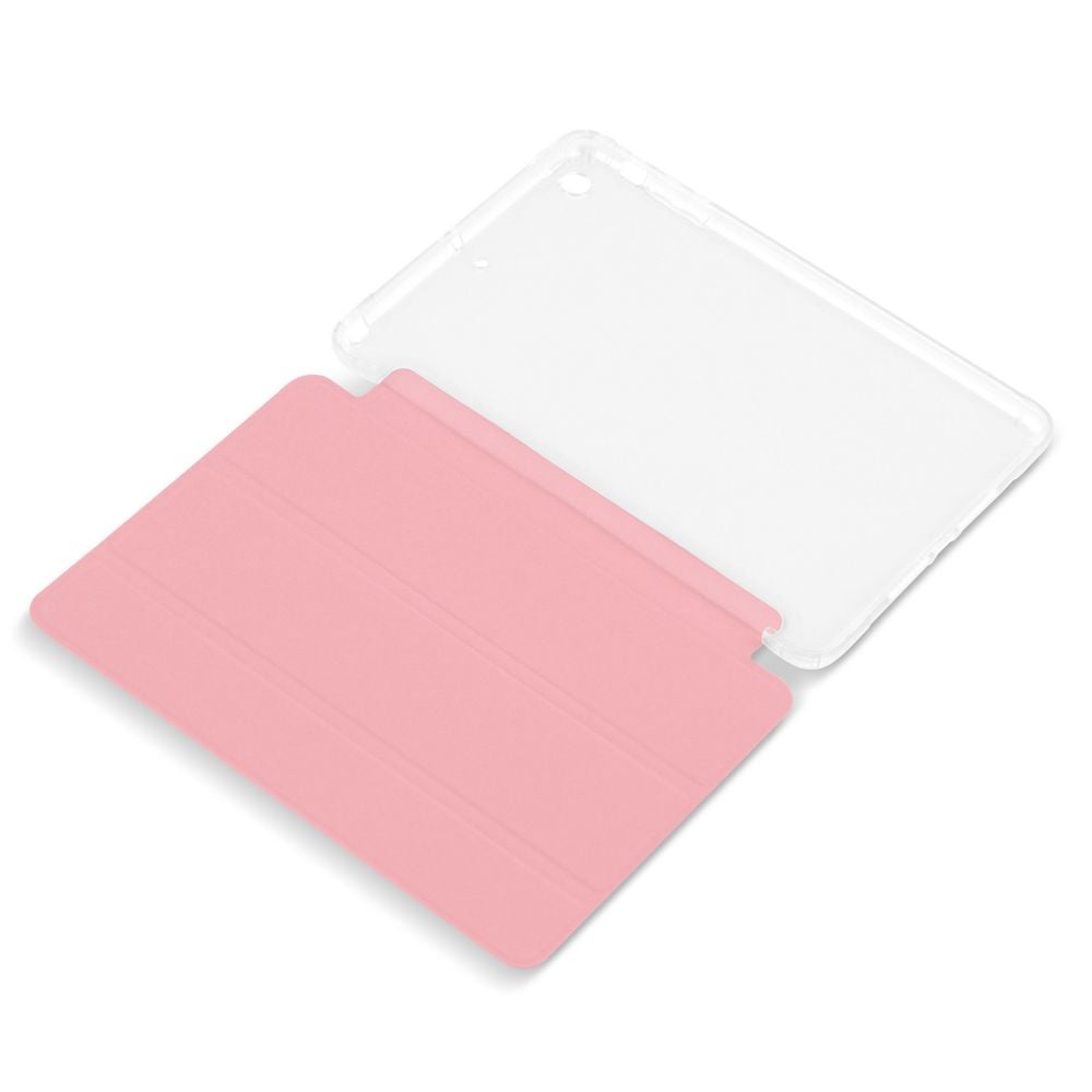 Husa Magnetica cu spate transparent, colturi intarite pentru iPad Mini 1, 2, 3 7.9 Inch - Roz