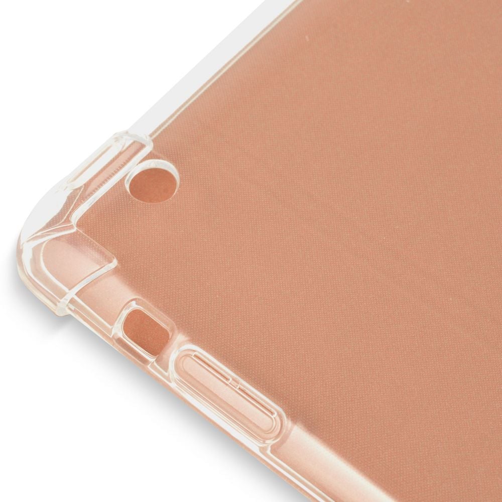 Husa Magnetica cu spate transparent, colturi intarite pentru iPad 2, 3, 4 9.7 Inch - Rose Gold