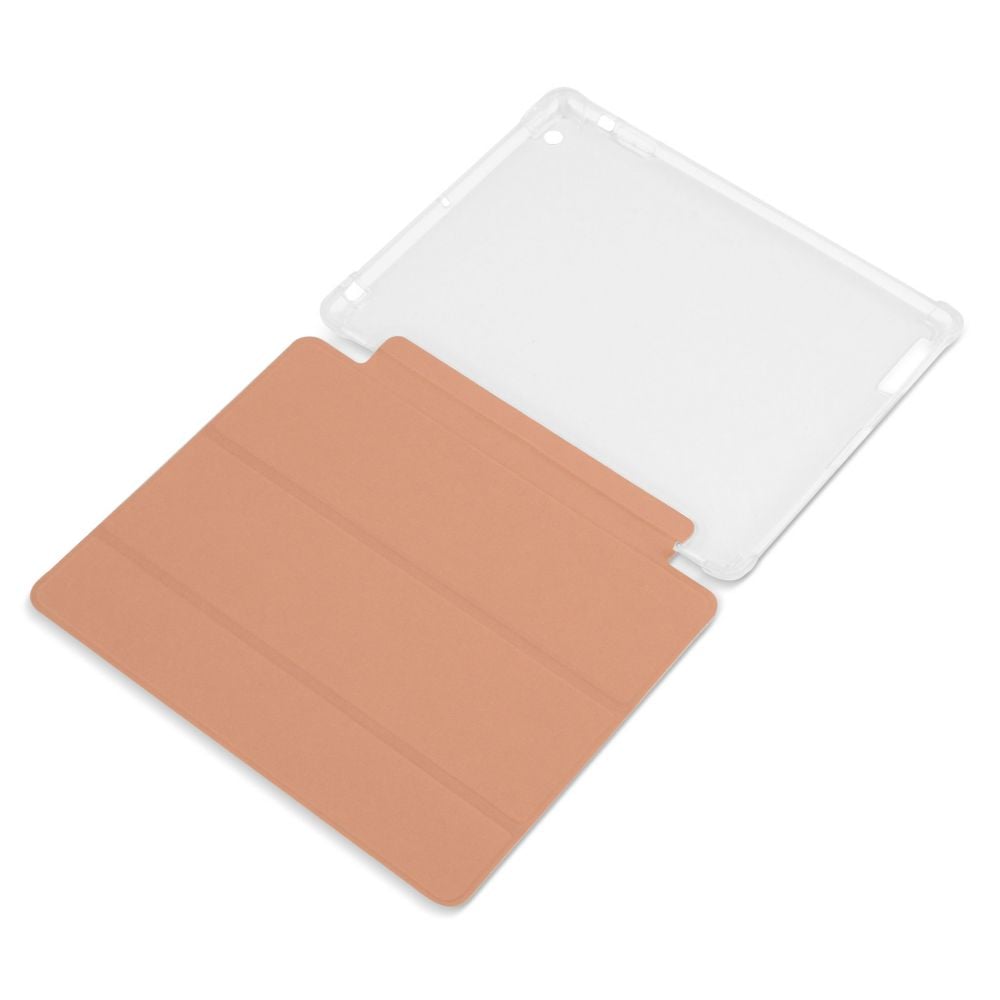 Husa Magnetica cu spate transparent, colturi intarite pentru iPad 2, 3, 4 9.7 Inch - Rose Gold