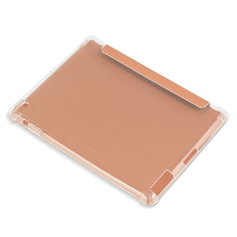Husa Magnetica cu spate transparent, colturi intarite pentru iPad 2, 3, 4 9.7 Inch - Rose Gold